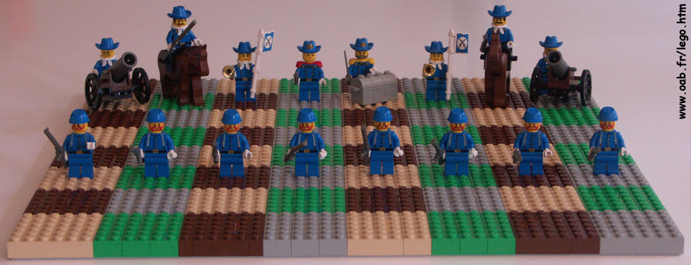 soldats du régiment Lego