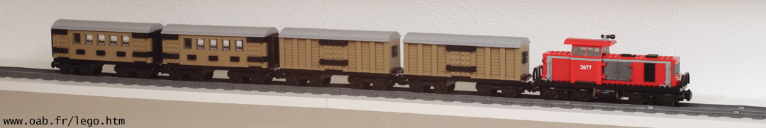 train Lego 3677