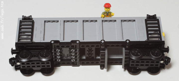 détail wagon trémie Lego