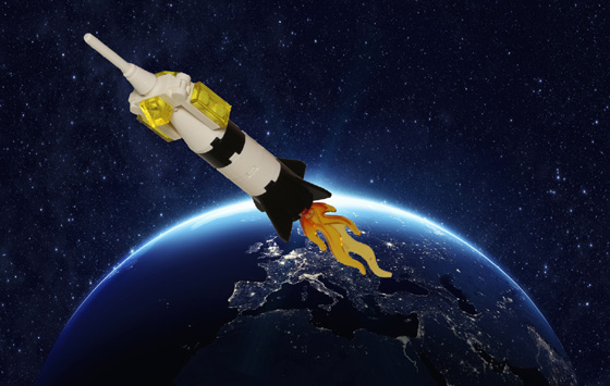 fusée Lego espace