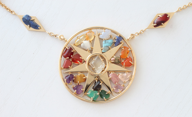 cr&eacute;ation pendentif pierres fines