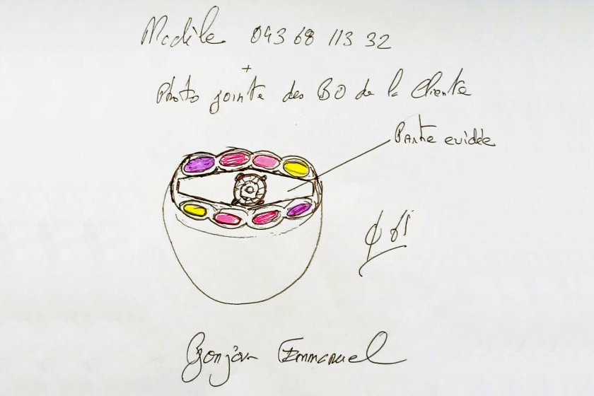 dessin bijou